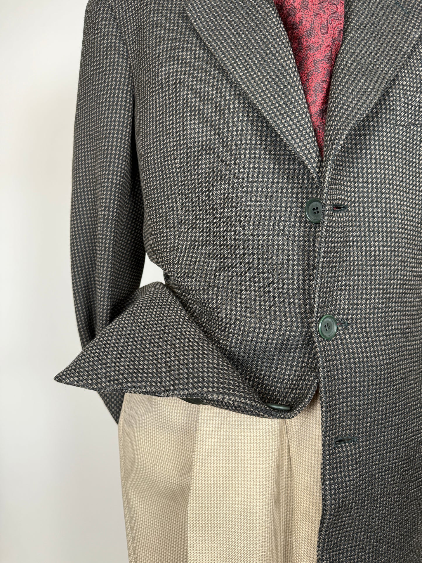 Giacca Armani Collezioni anni ‘90 verde occhio di pernice - tg. 50