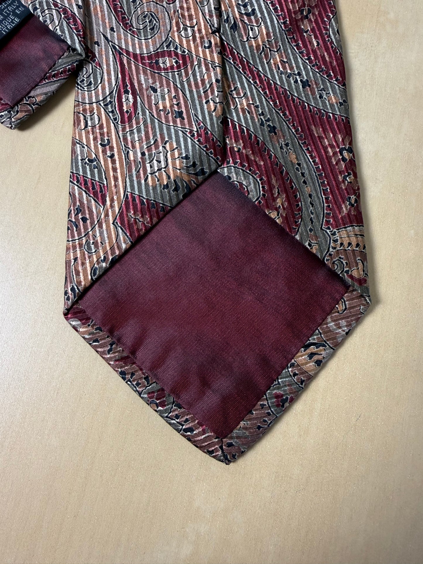 Cravatta Armani vintage paisley cannettata