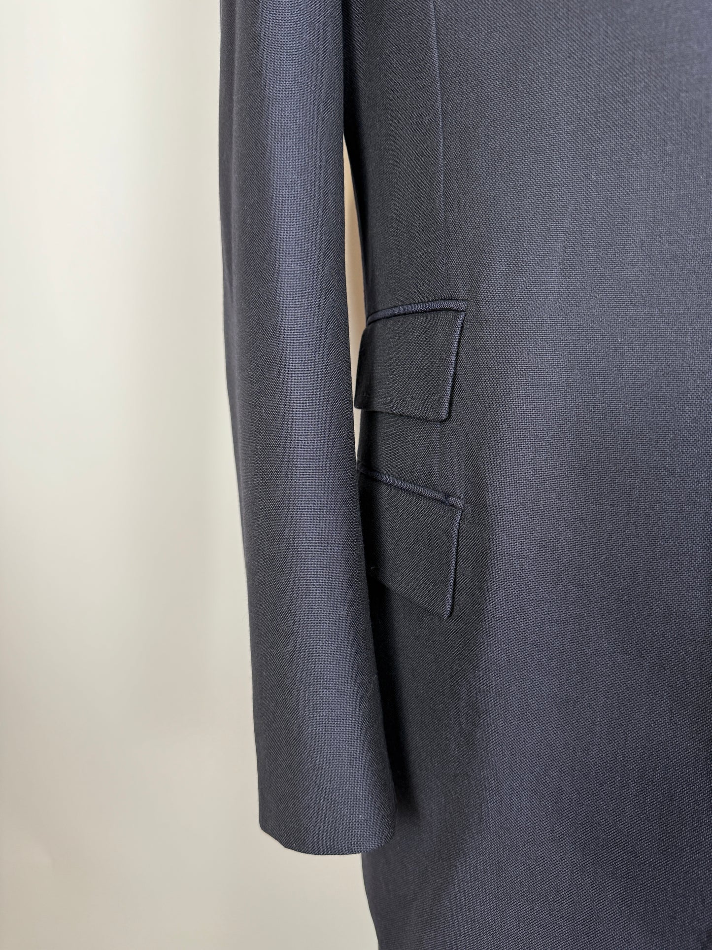 Completo blu tessuto Ermenegildo Zegna lana e mohair - tg. 56