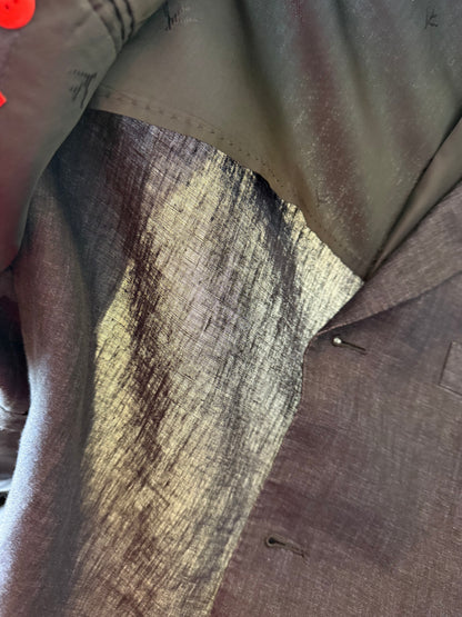 Giacca Isaia sfoderata in lino - tg. 52