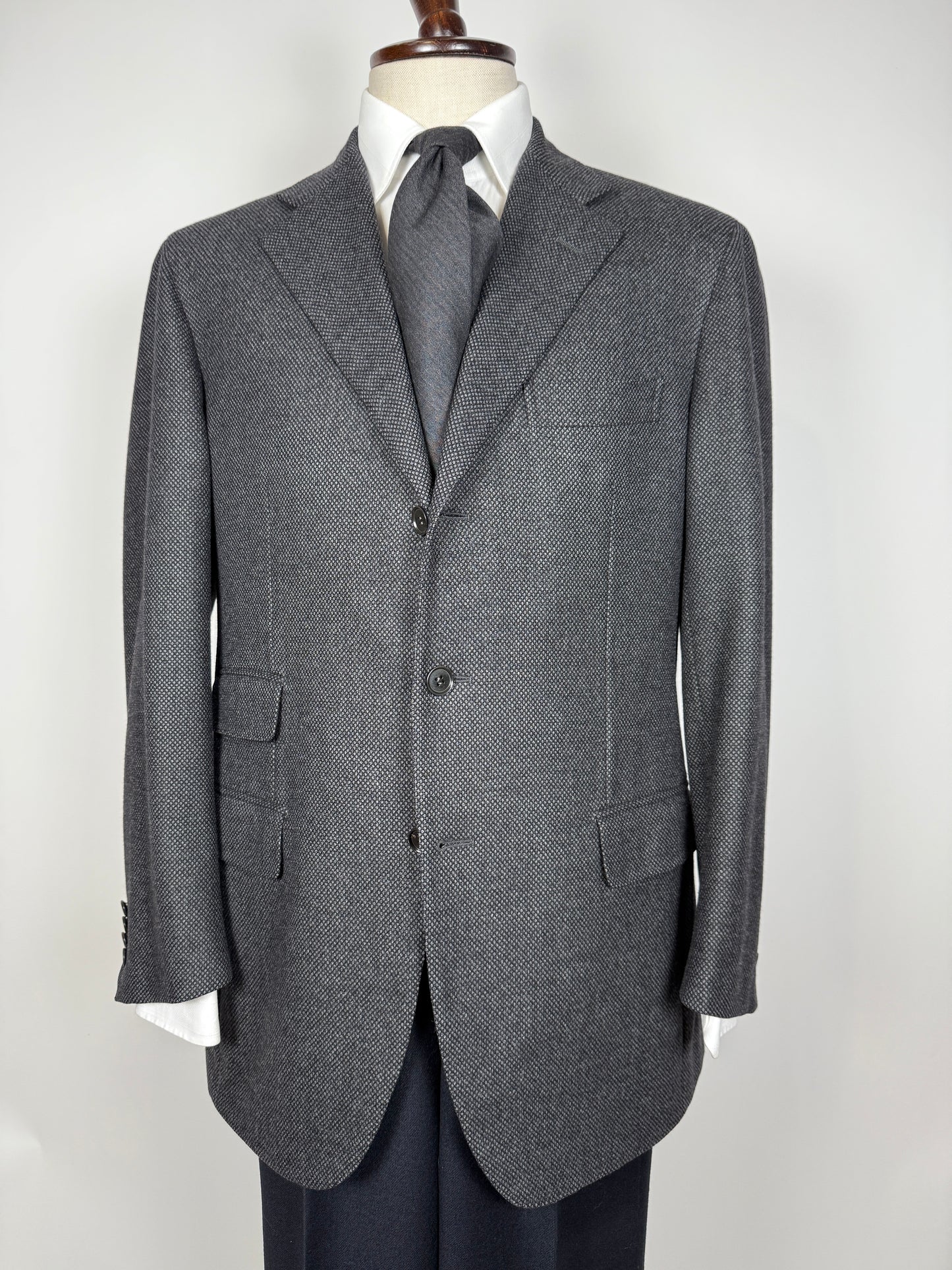 Giacca Caruso tessuto Zegna flanella occhio di pernice - tg. 52