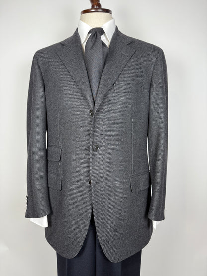 Giacca Caruso tessuto Zegna flanella occhio di pernice - tg. 52