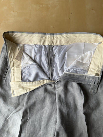 Panciotto damascato con pantalone abbinato in seta e lino - tg. 54