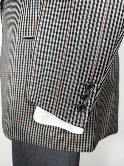 Giacca sartoriale in flanella pettinata check - tg. 50/52