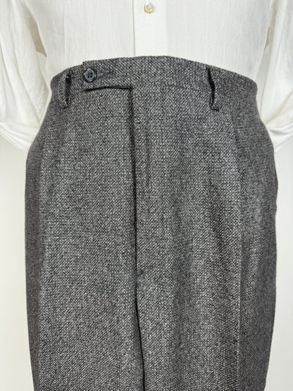 Pantaloni anni ‘70/‘80 flanella sale-pepe - tg. 52/54