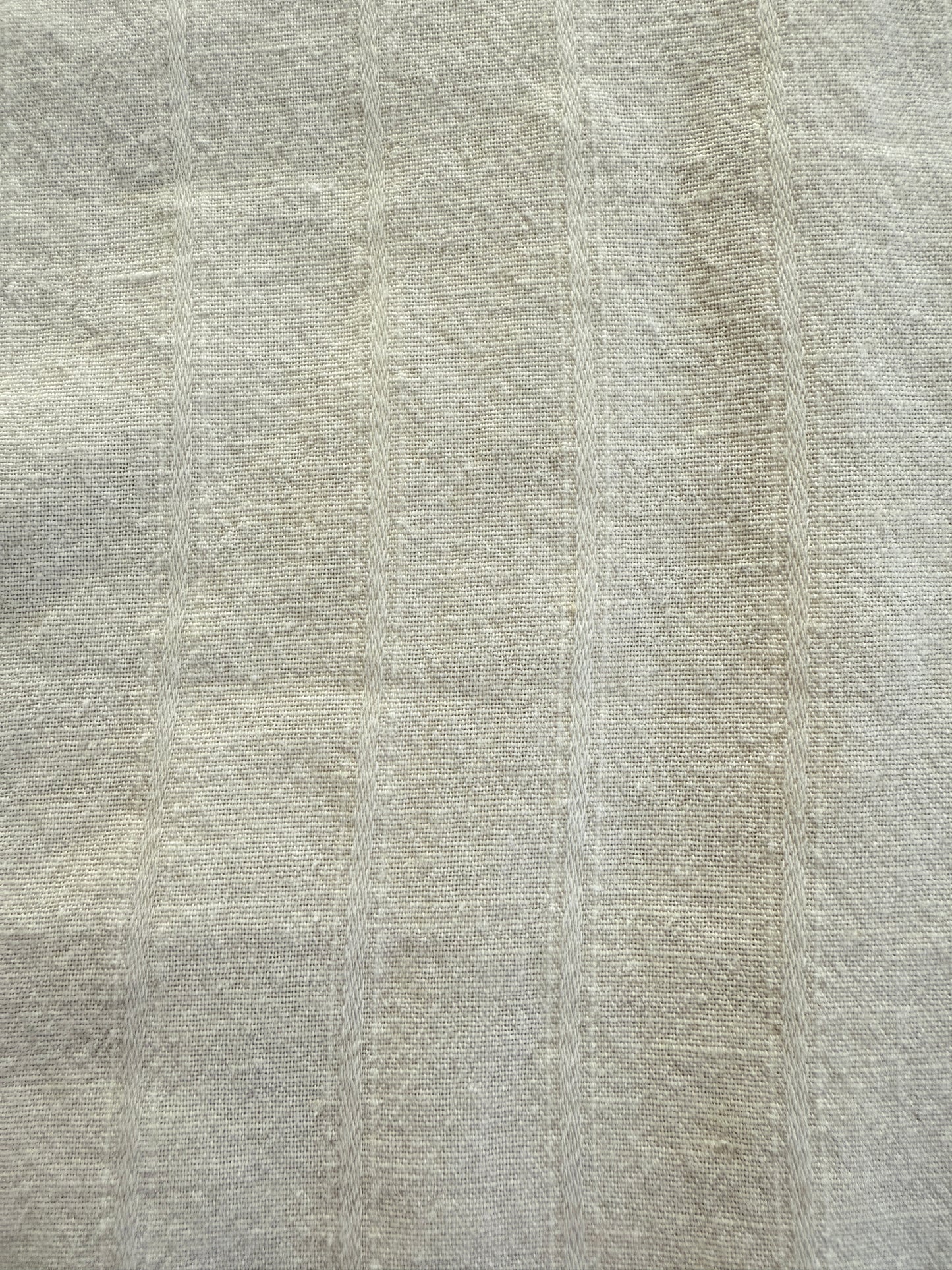 Camicia anni ‘80 in cotone e lino collo italiano - M/L collo 40