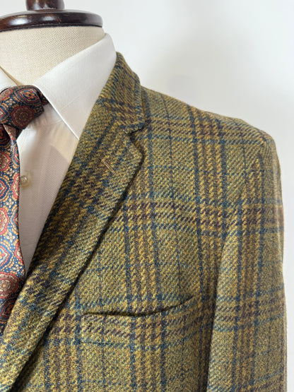 Giacca americana in tweed verde anni ‘60 - tg. 48/50