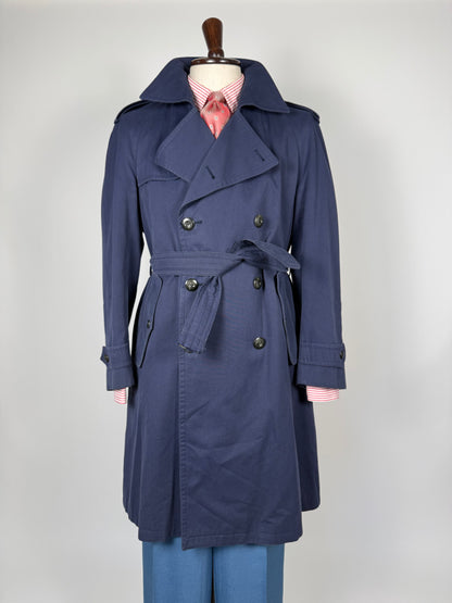 Trench anni '70 blu - tg. 48-50
