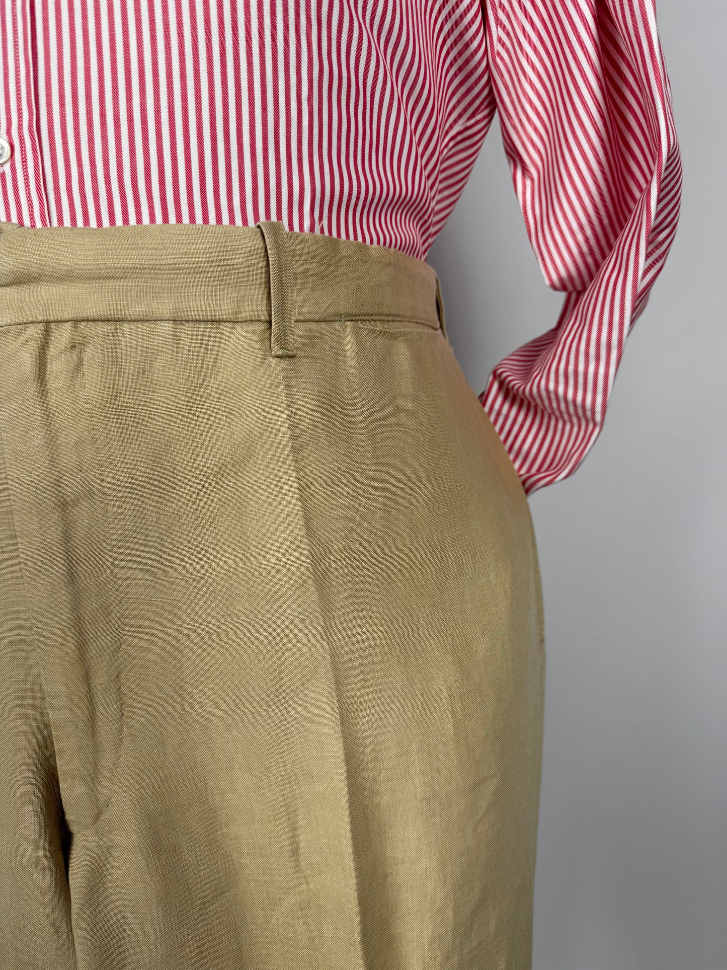 Completo sartoriale A. Graneri lino beige - tg. 60/62