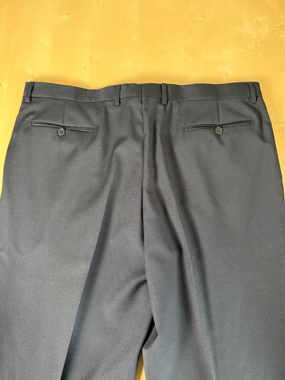Completo fresco lana blu anni '80/'90 NOS - tg. 54 drop 3-4