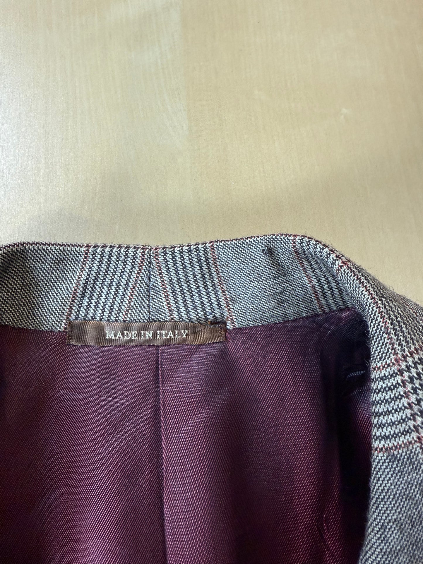 Completo Pierre Cardin principe di Galles flanella leggera - tg. 54