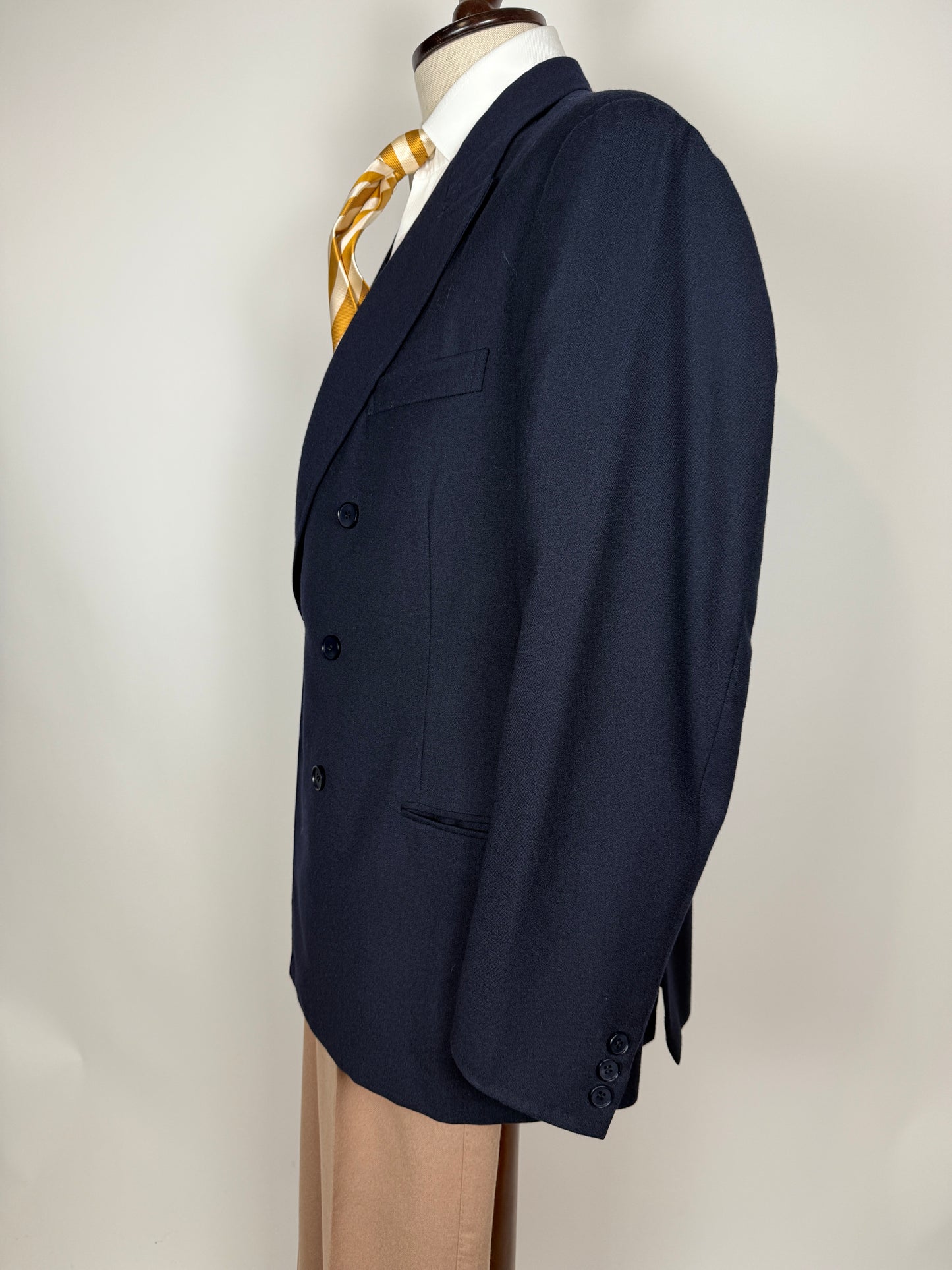 Giacca blazer doppiopetto sartoriale anni ‘50/‘60 - tg. 52/54