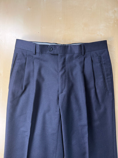 Pantaloni flanella blu notte - tg. 50