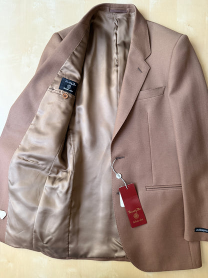 Completo 3 pezzi Marzotto anni ‘70/'80 color cammello (NOS) - tg. 42