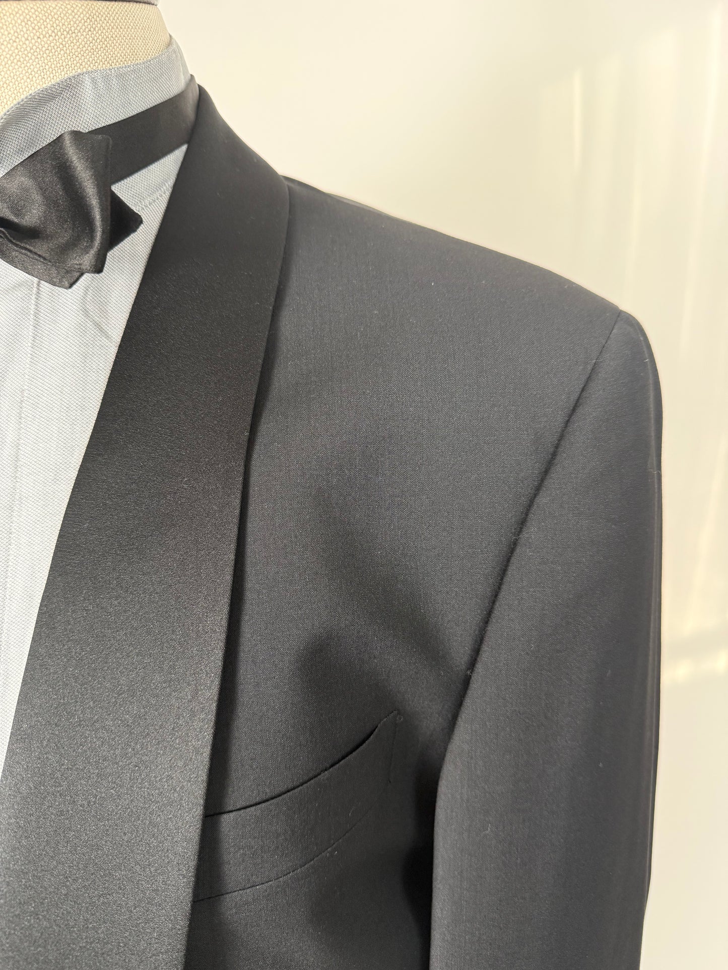 Smoking Ermenegildo Zegna in fresco lana anni ‘80/‘90 - tg. 48 drop 7