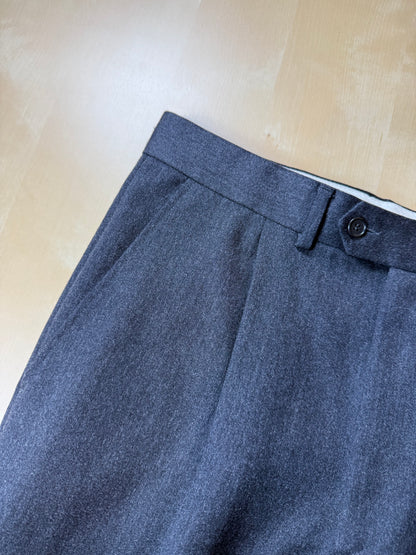 Pantaloni flanella grigio antracite anni '90 - tg. 50