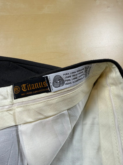 Pantaloni flanella verde scuro anni '80 (NOS) - tg. 48/50