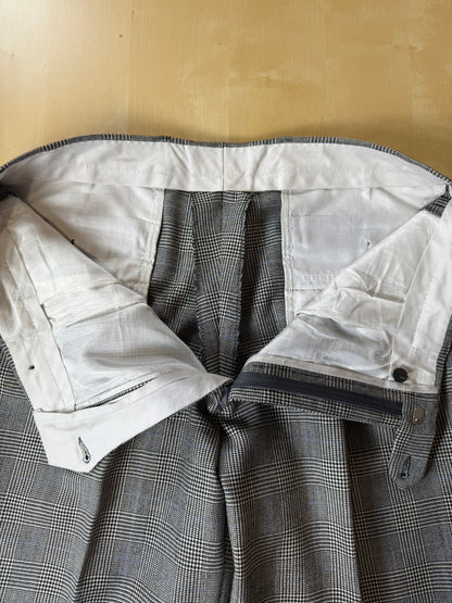 Completo anni ‘80 in flanella principe di Galles - tg. 50