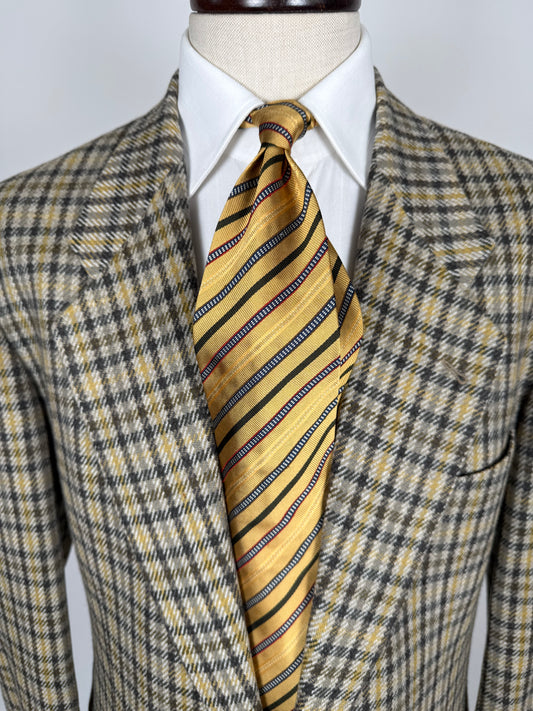 Cravatta Gianfranco Ferrè giallo oro righe