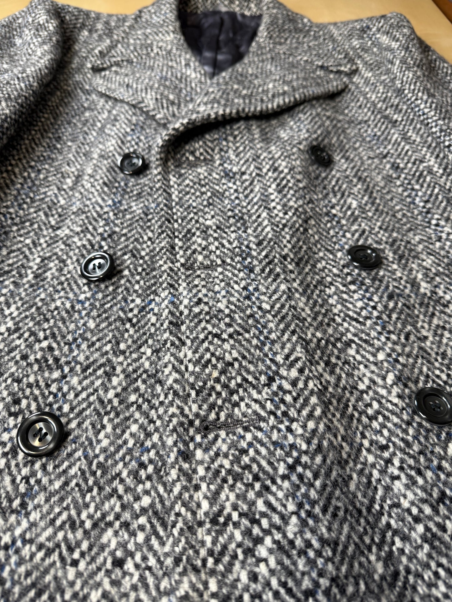 Cappotto doppiopetto in tweed anni ‘60/‘70 - tg. 46-50