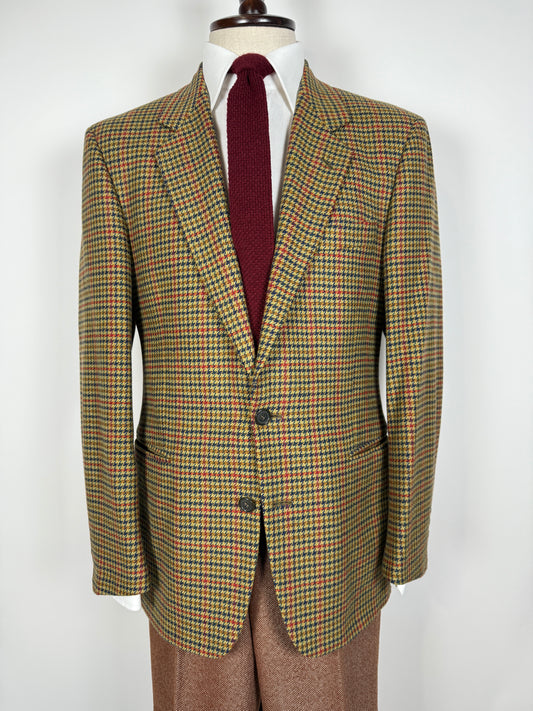 Giacca anni ‘80 pied-de-poule in misto lana - tg. 48