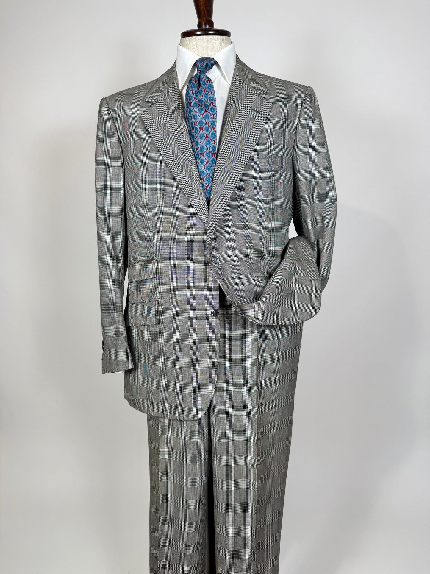 Completo sartoriale principe di Galles pettinato - tg. 54/56