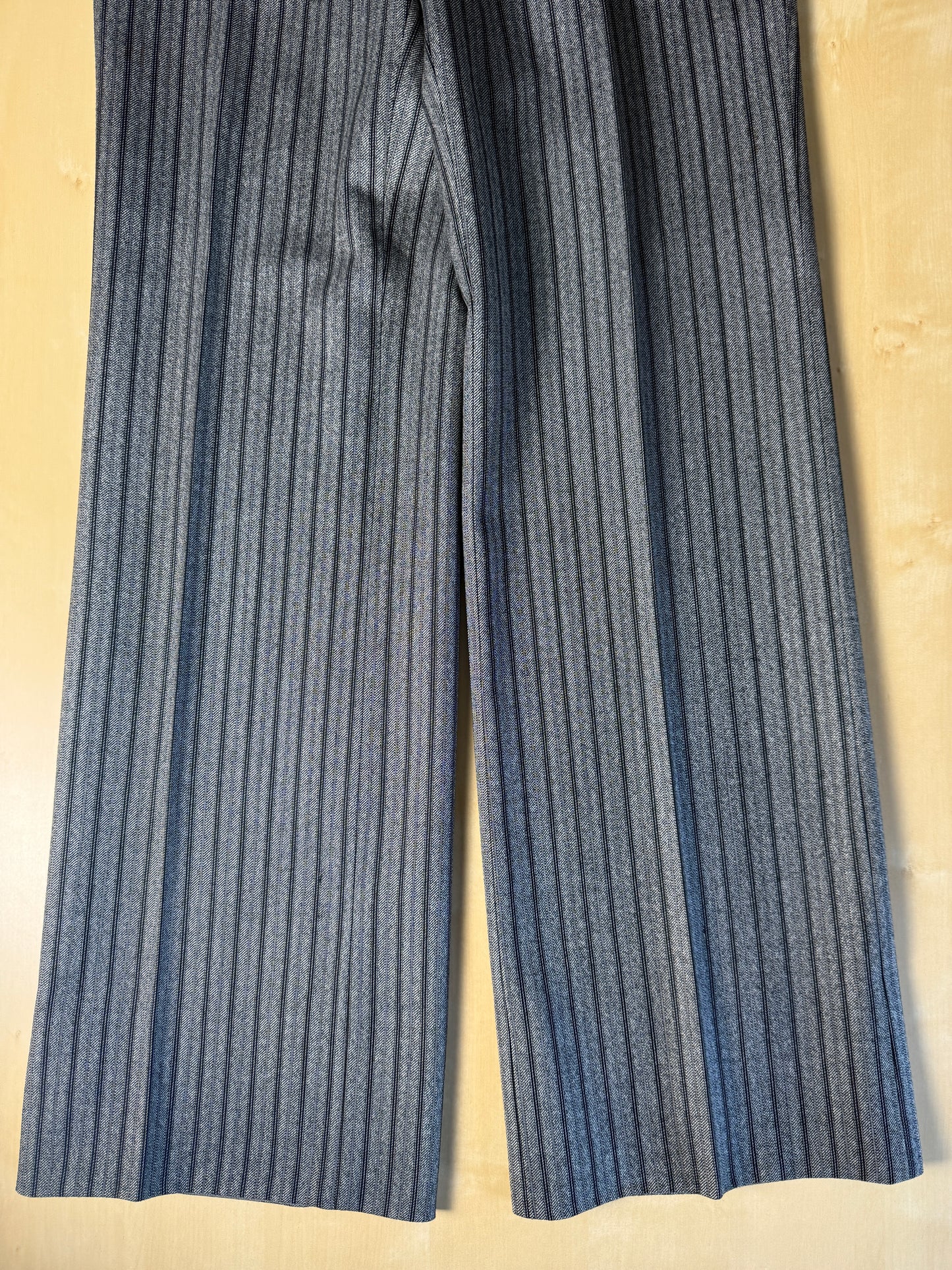 Pantalone anni ‘70 grigio a righe (morning dress) - tg. 44/46