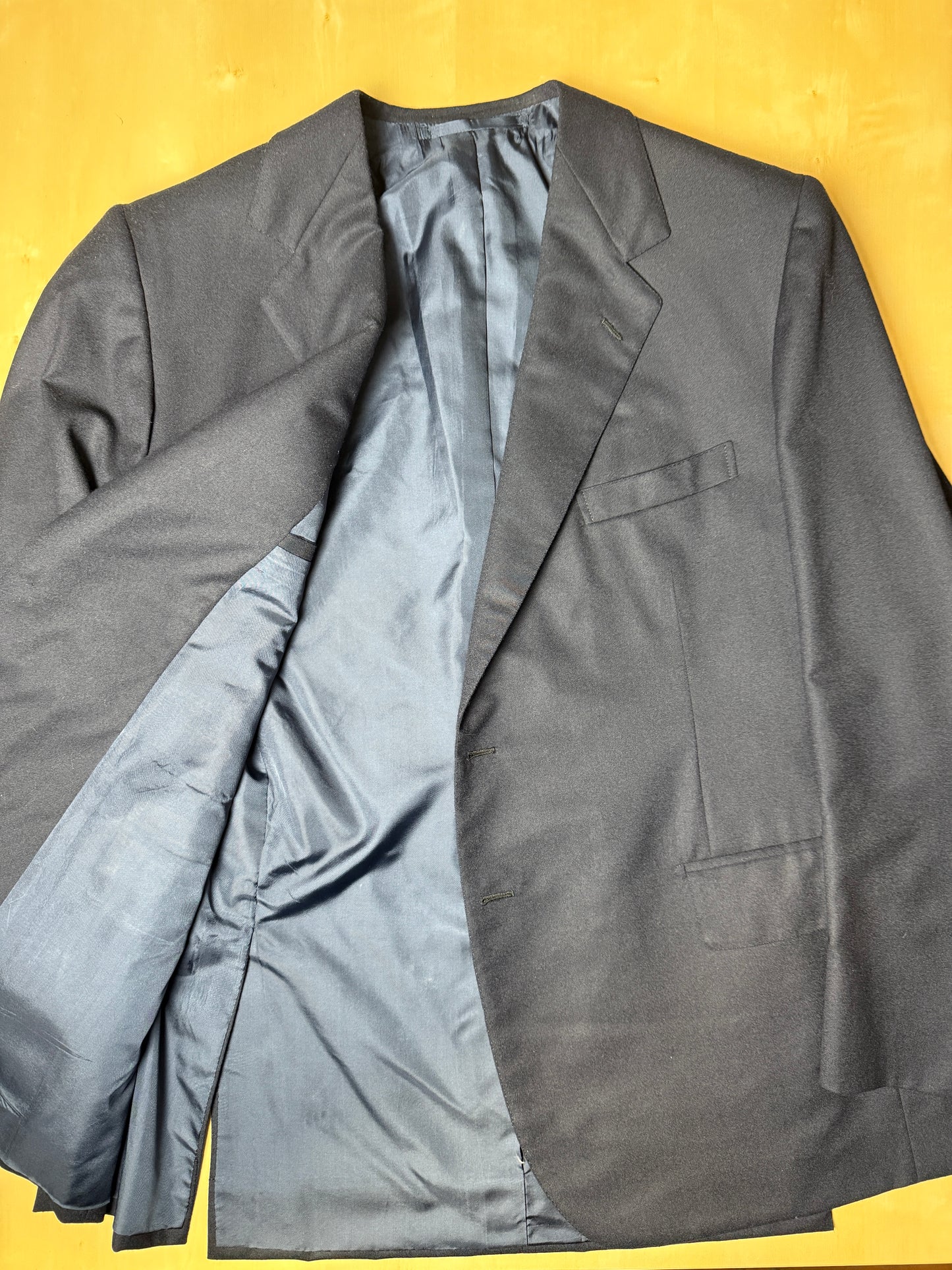 Giacca sartoriale in flanella blu - tg. 54/56 drop basso