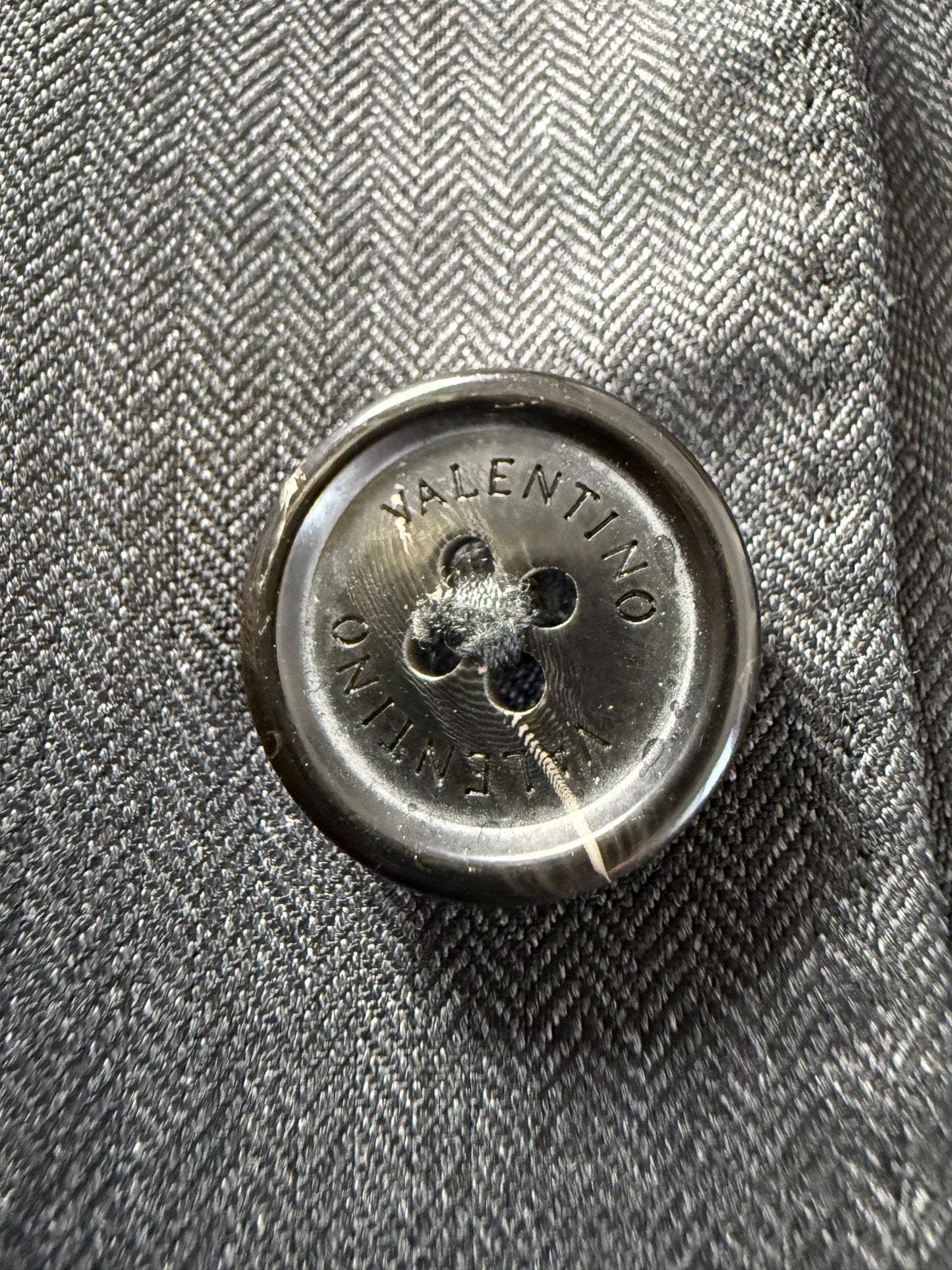 Giacca Valentino lana pettinata grigio spigato - tg. 52