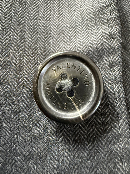 Giacca Valentino lana pettinata grigio spigato - tg. 52
