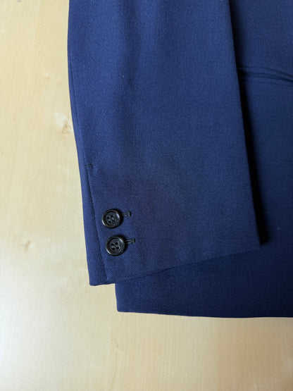 Giacca sartoriale anni ‘50/‘60 flanella pettinata mono bottone e revers lancia - tg. 48/50