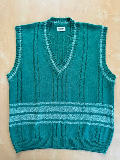 Gilet smanicato stile college anni ‘80 - XL