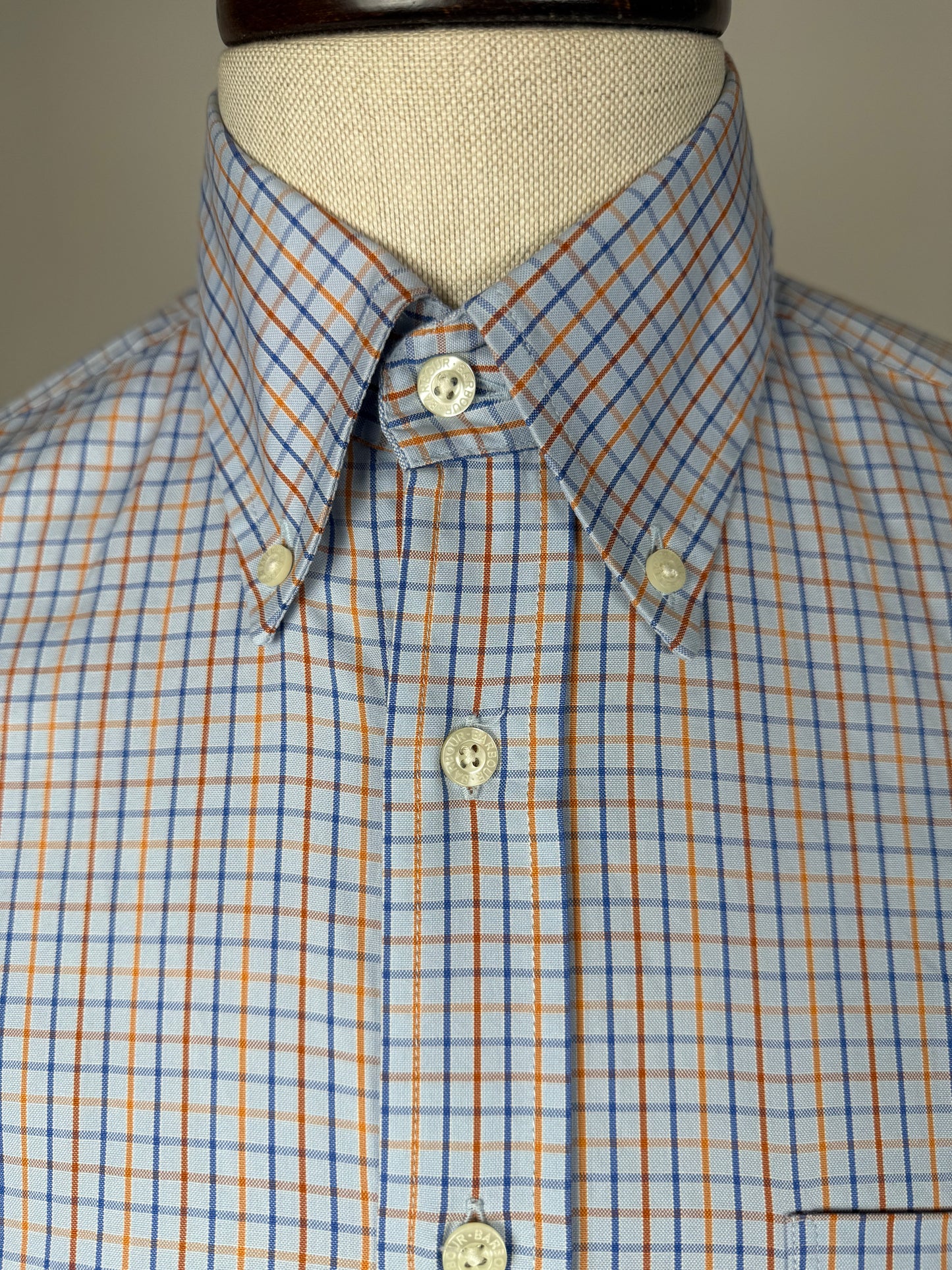 Camicia Barbour Oxford quadretti - M collo 39