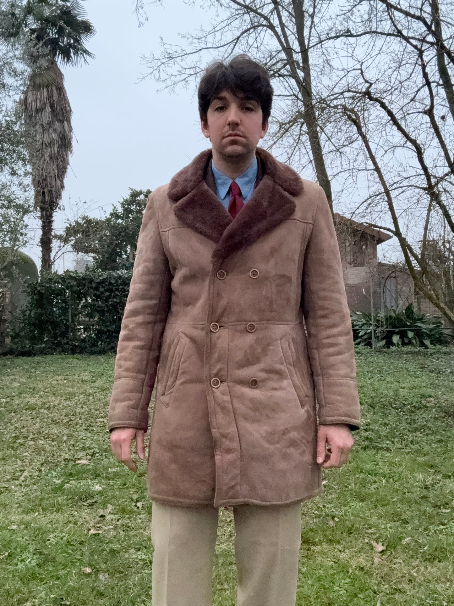Shearling doppiopetto anni ‘70 - tg. 46-48 (M)