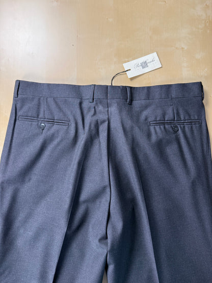 Pantaloni fresco lana grigio antracite anni '90 (NOS) - tg. 56/58