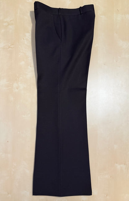 Completo 3 pezzi anni ‘70 a zampa in flanella marrone - tg. 44/46