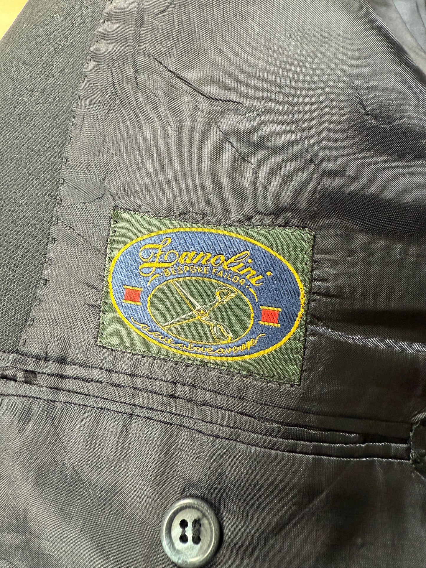 Blazer navy anni ‘80 in flanella - tg. 54