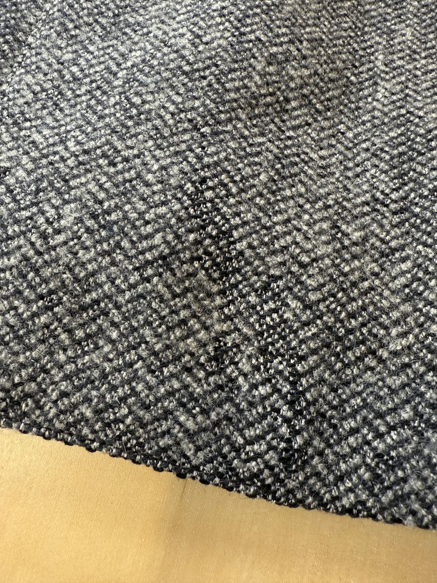 Cappotto anni ‘60/‘70 tweed spigato/chevron - tg. 52-54