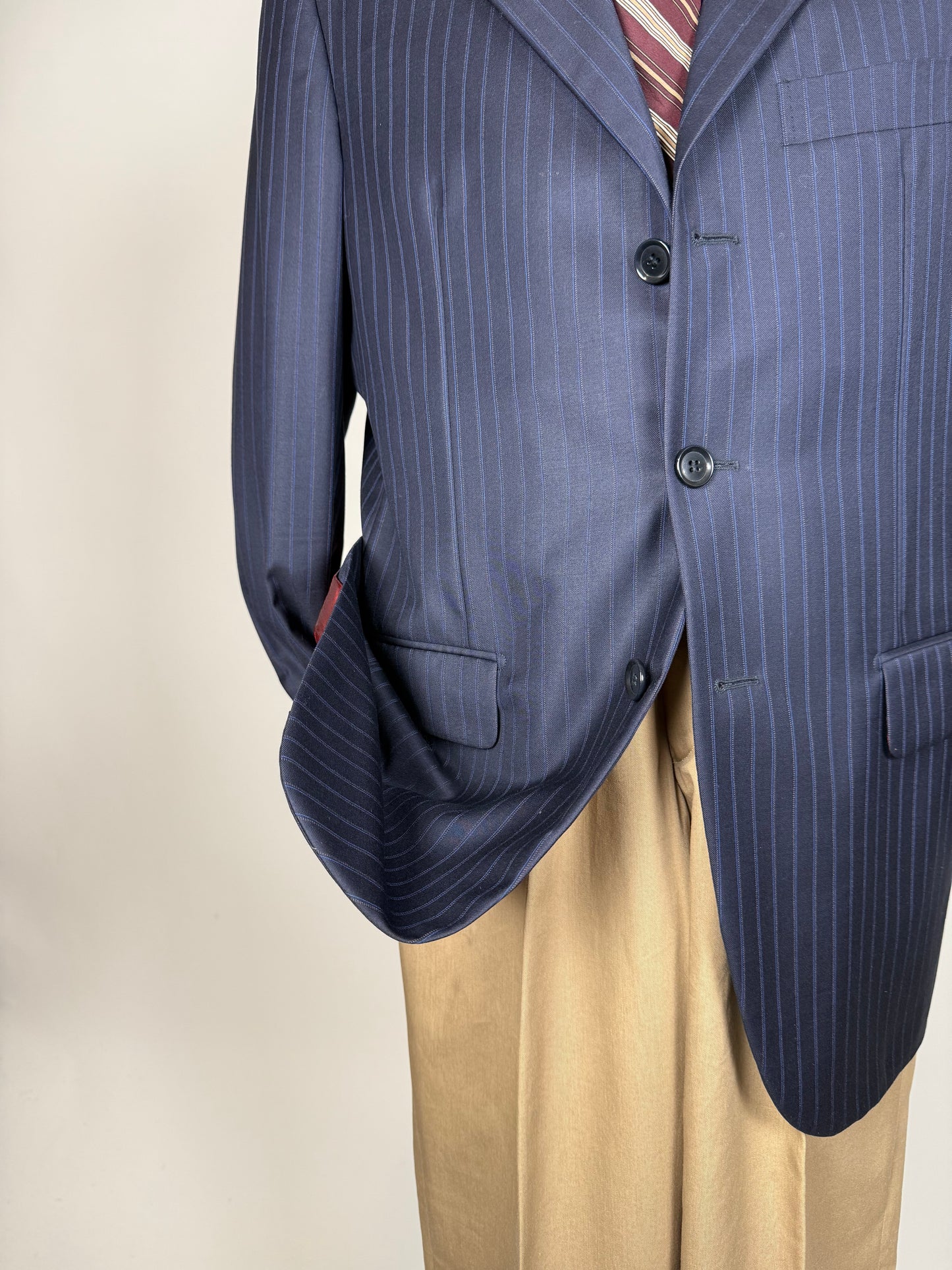 Giacca Pal Zileri flanella pettinata Tasmania Loro Piana - tg. 50/52 corta