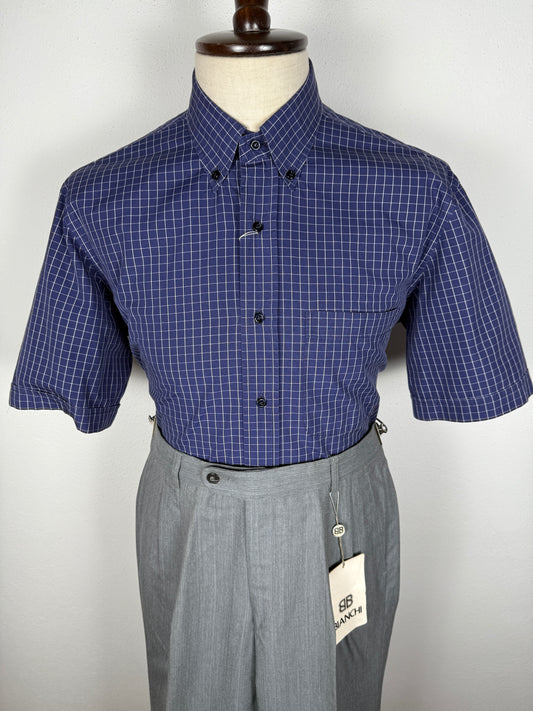 Camicia Romeo Gigli maniche corte a quadri - L