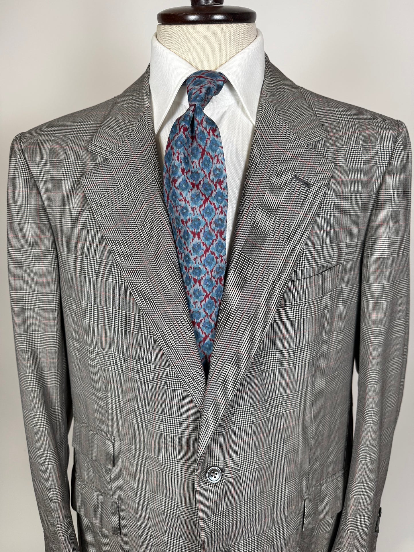 Completo sartoriale principe di Galles pettinato - tg. 54/56