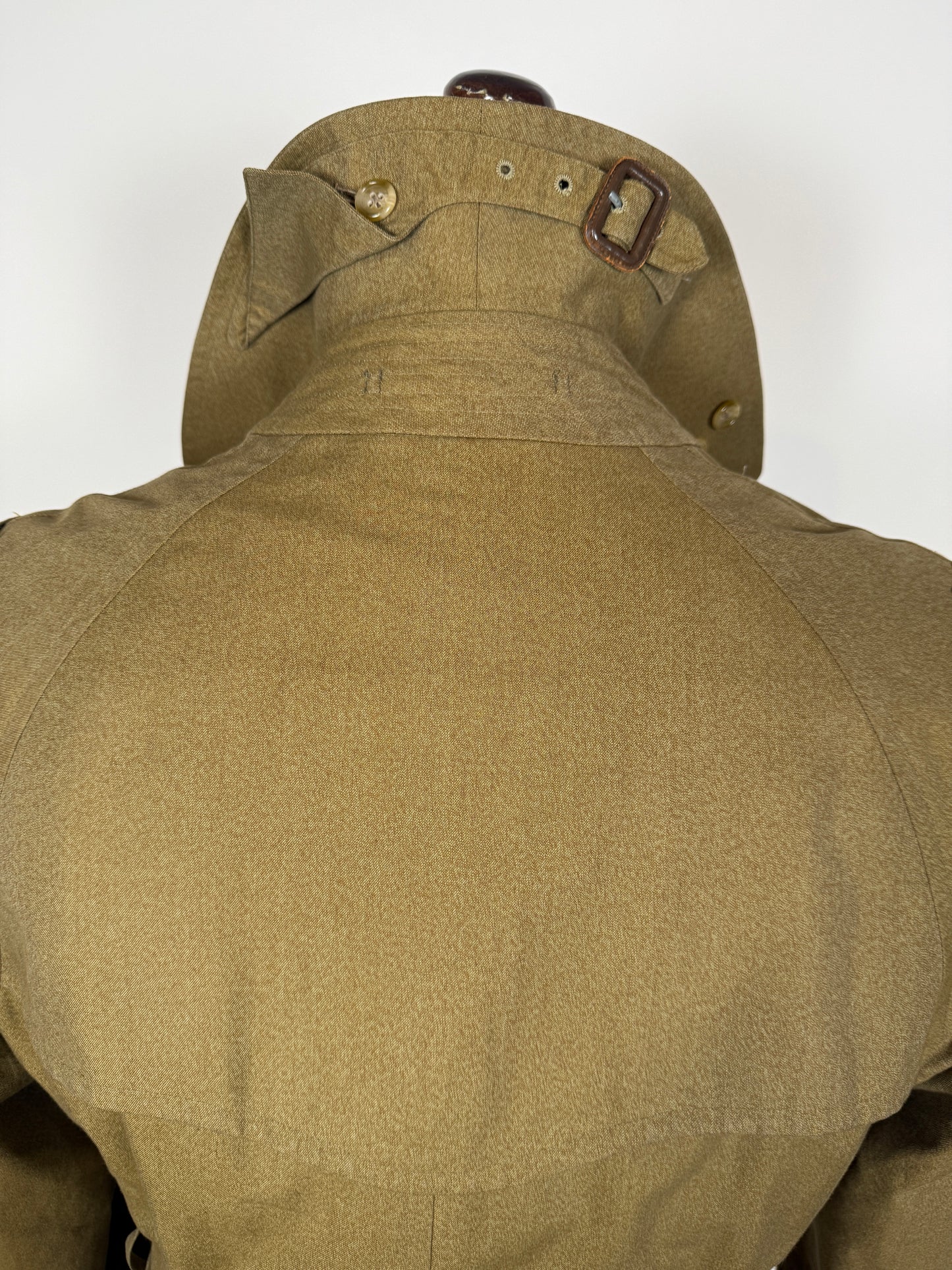 Trench Burberrys anni ‘80 doppiopetto cotone senape  - tg. 48/50