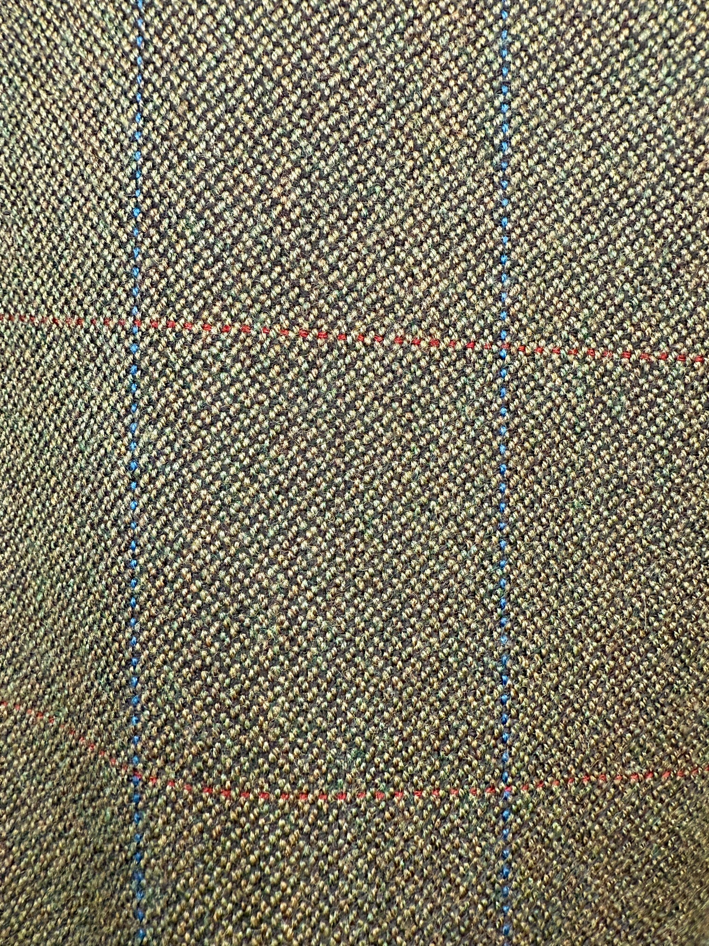 Giacca sartoriale in misto cashmere verde finestrato - tg. 58/60