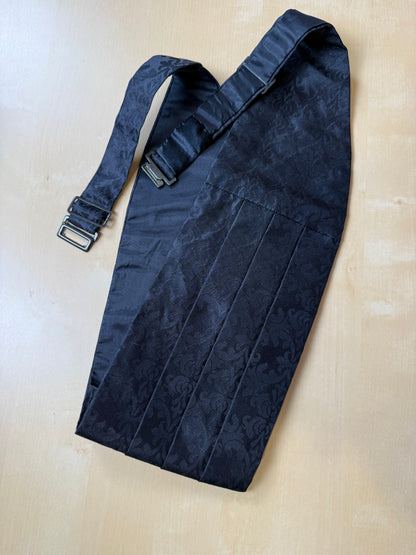 Fascia da smoking Pal Zileri in seta damascata - 113 cm