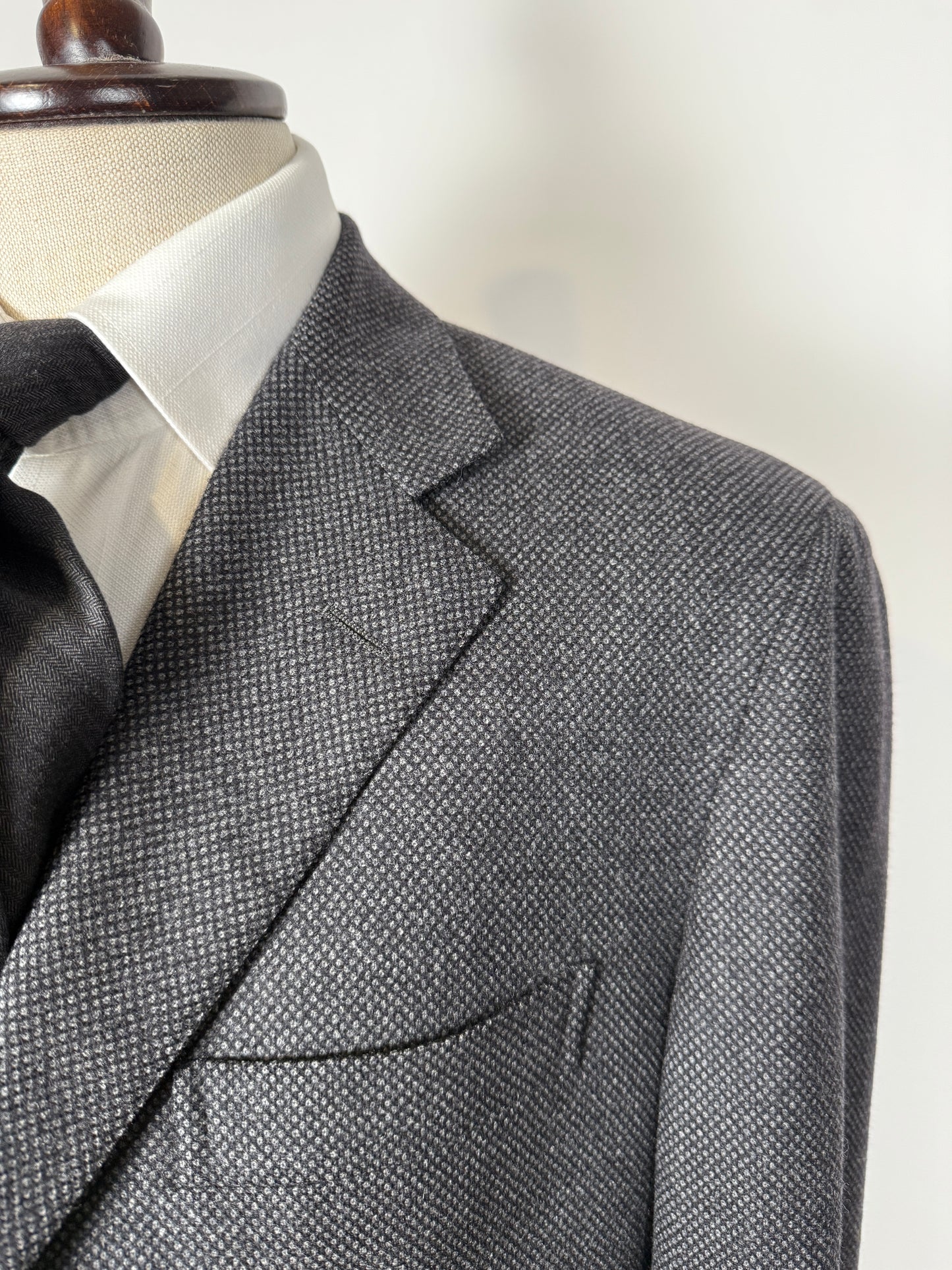 Giacca Caruso tessuto Zegna flanella occhio di pernice - tg. 52