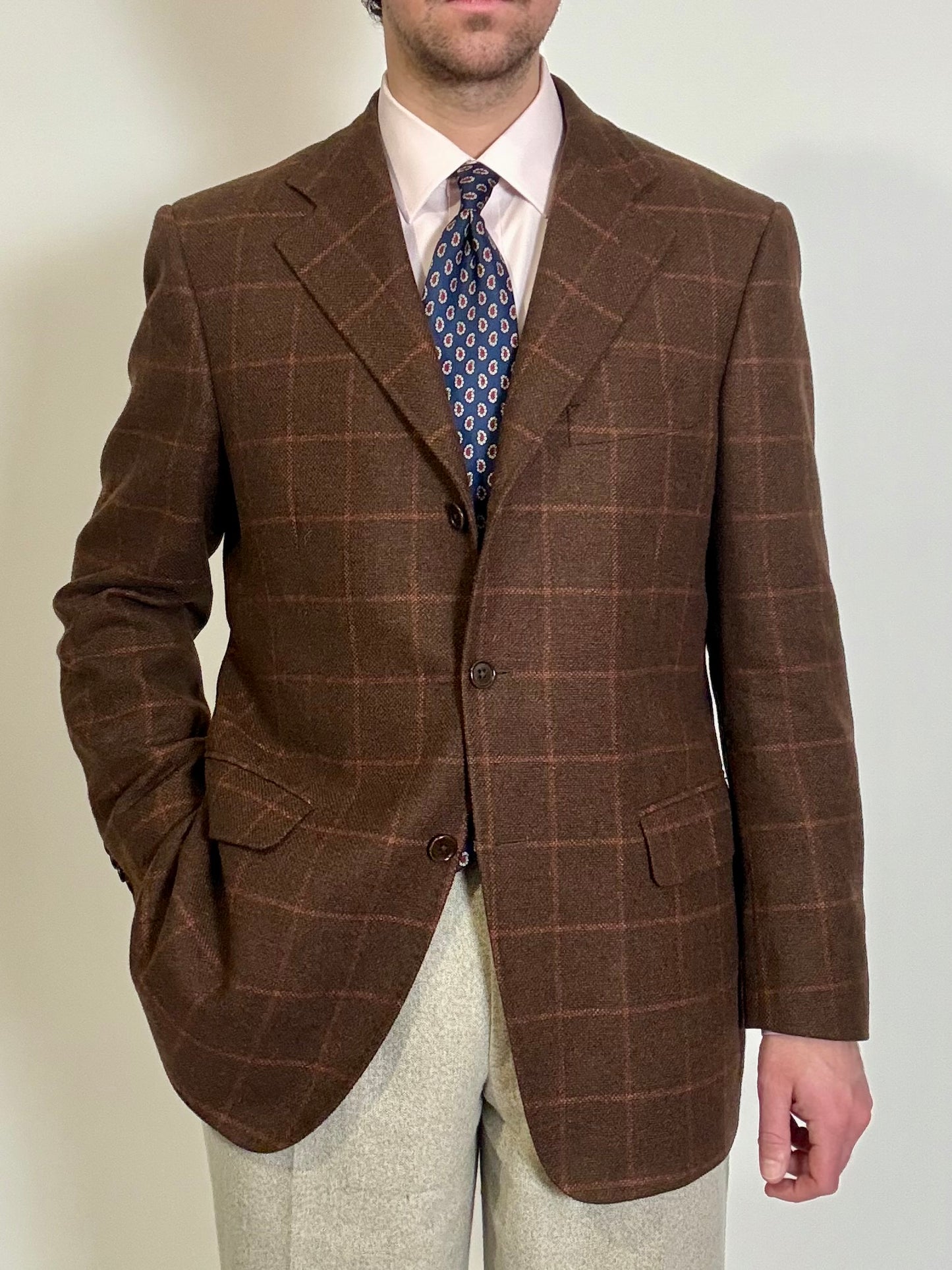 Giacca Lardini lana e cashmere finestrata - tg. 52