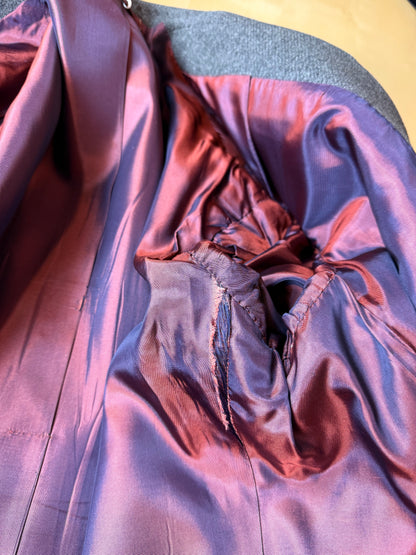 Cappotto sartoriale grigio anni '60 - tg. 46-48