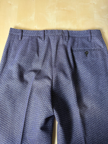 Completo anni ‘70 viola optical - tg. 44