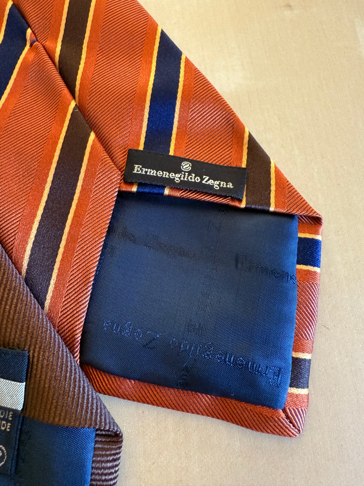 Cravatta Emenegildo Zegna Twin (double face 2 in 1)