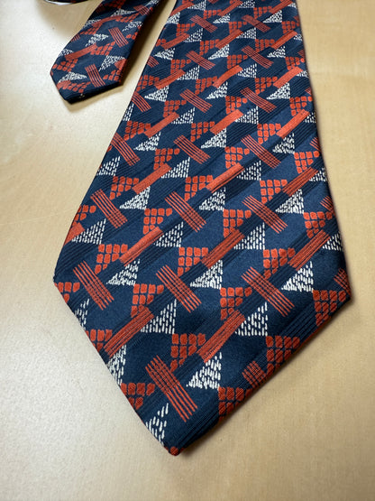 Cravatta Yves Saint Laurent anni ‘70 optical